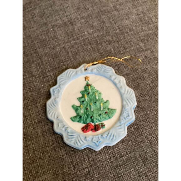 Vintage 80’s Snowflake Greetings Set of 6 Inspirational Verse Tree Ornam… - Picture 10 of 12
